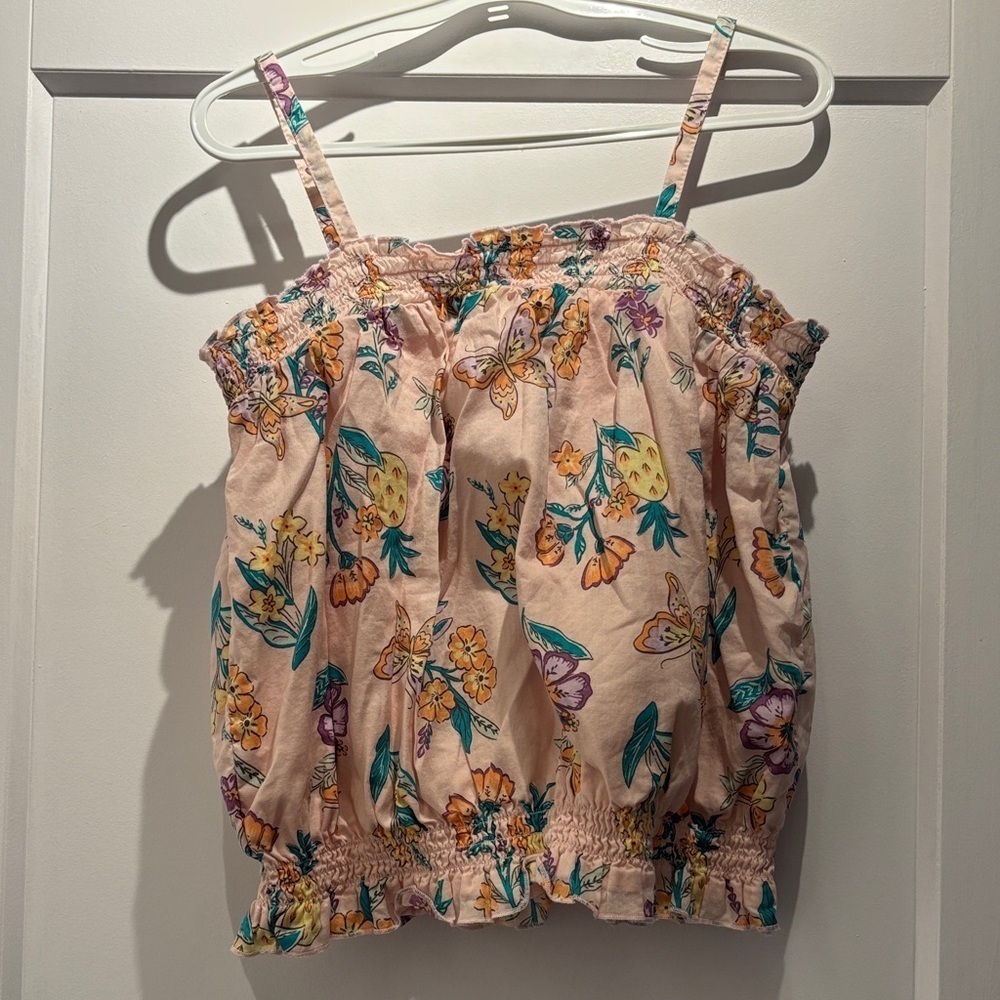 OshKosh B'gosh Floral Tank Top - Pink and Purple